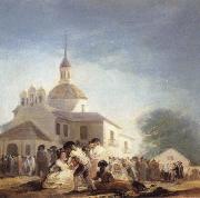 Francisco Goya The Hermitage of St Isidore oil painting on canvas